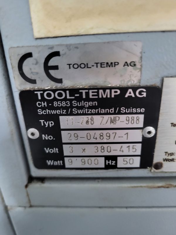 ToolTemp TT-288 Z-MP-988 unité de contrôle de la température ZU2233, utilisé